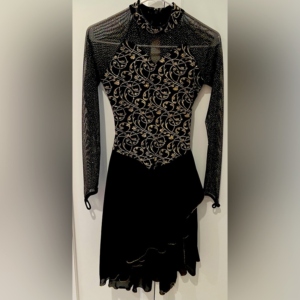 Black Ice Dance Skate Dress